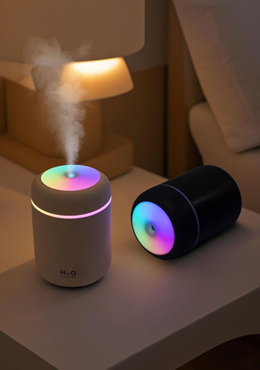 Ultrasonic Air Humidifier & Essential Oil Diffuser – Cool Mist LED Aroma Humidifier for Bedroom, Office & Home