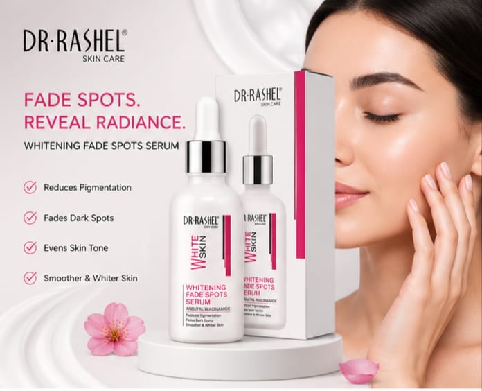 DR.RASHEL Whitening Fade Spots Serum with Arbutin & Niacinamide | Brightening Face Serum for Even Skin Tone