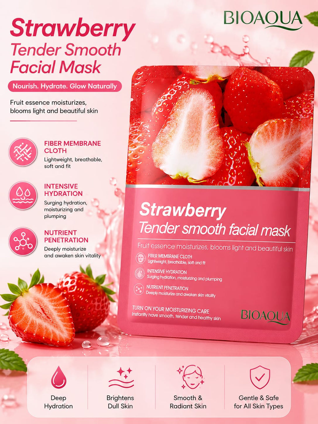✨ Deep Cleansing Face Mask for Glowing Skin | Hydrating & Pore Minimizing Skincare Mask