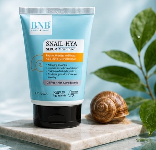 BNB Serum Moisturizer – Rich Yogurt, Ceramide Rice, Rich Oat HYA & Snail HYA | Deep Hydration & Skin Barrier Repair