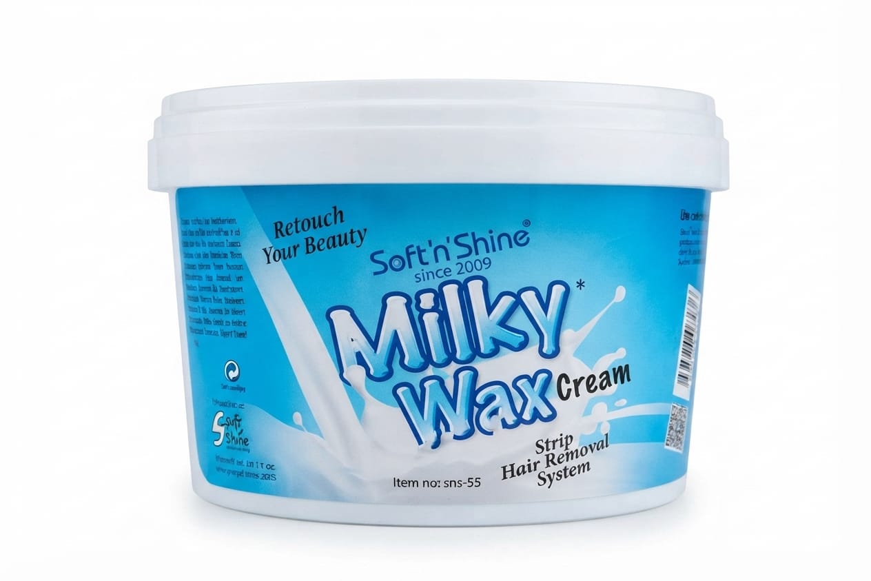 Soft'n'Shine Milky Wax Cream – Strip Hair Removal Wax for Smooth & Silky Skin | Gentle Hair Removal for All Skin Types