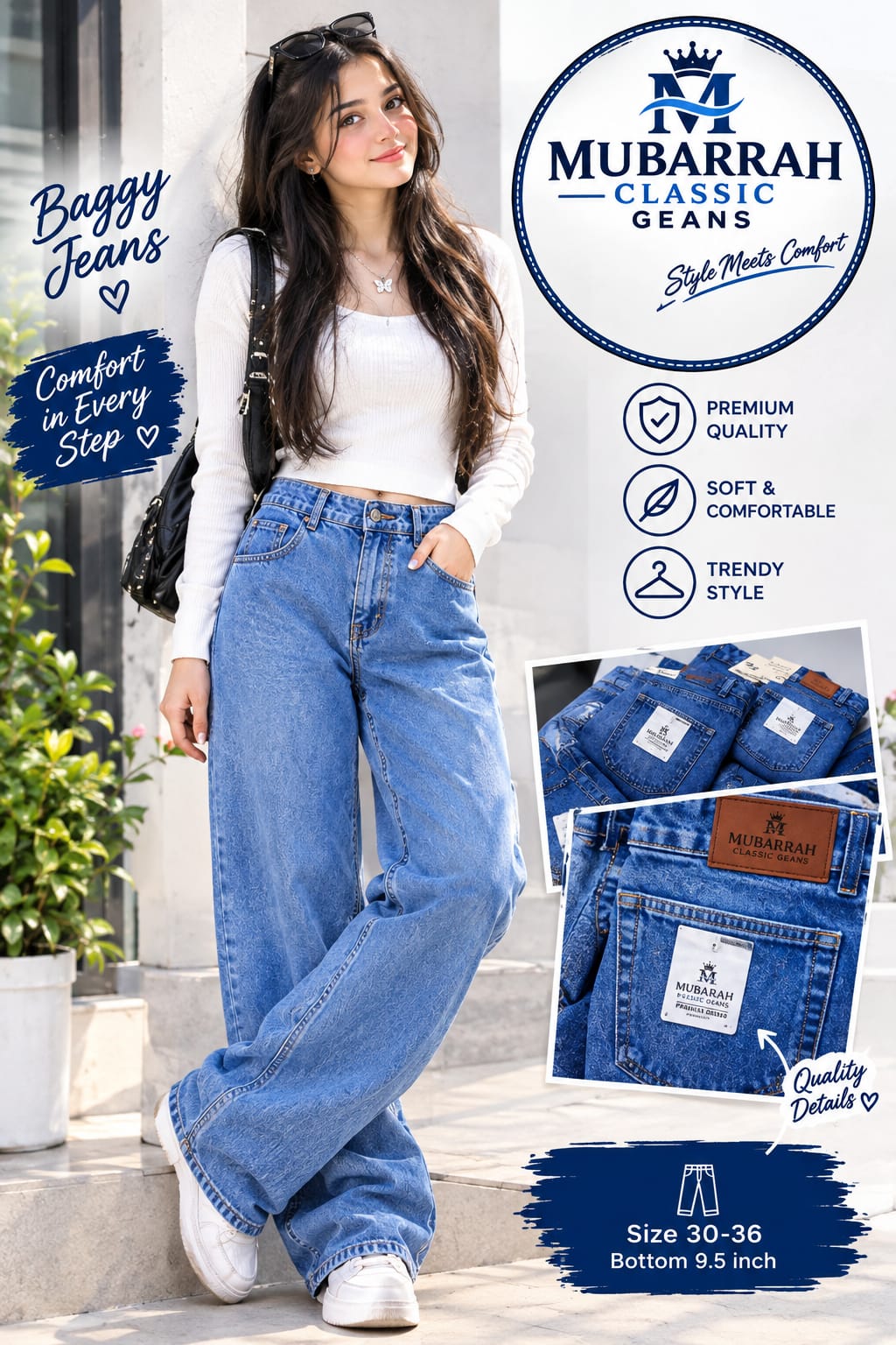 **Trendy Classic Jeans** 👖✨