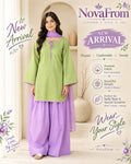 **Parrot & Purple Elegance 💚💜**