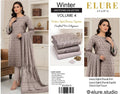 Elure Studio Winter Unstitched Collection – Volume 4 | Luxury Digital Dhanak 3-Piece Suit