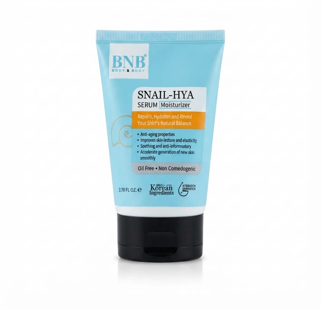 BNB Serum Moisturizer – Rich Yogurt, Ceramide Rice, Rich Oat HYA & Snail HYA | Deep Hydration & Skin Barrier Repair