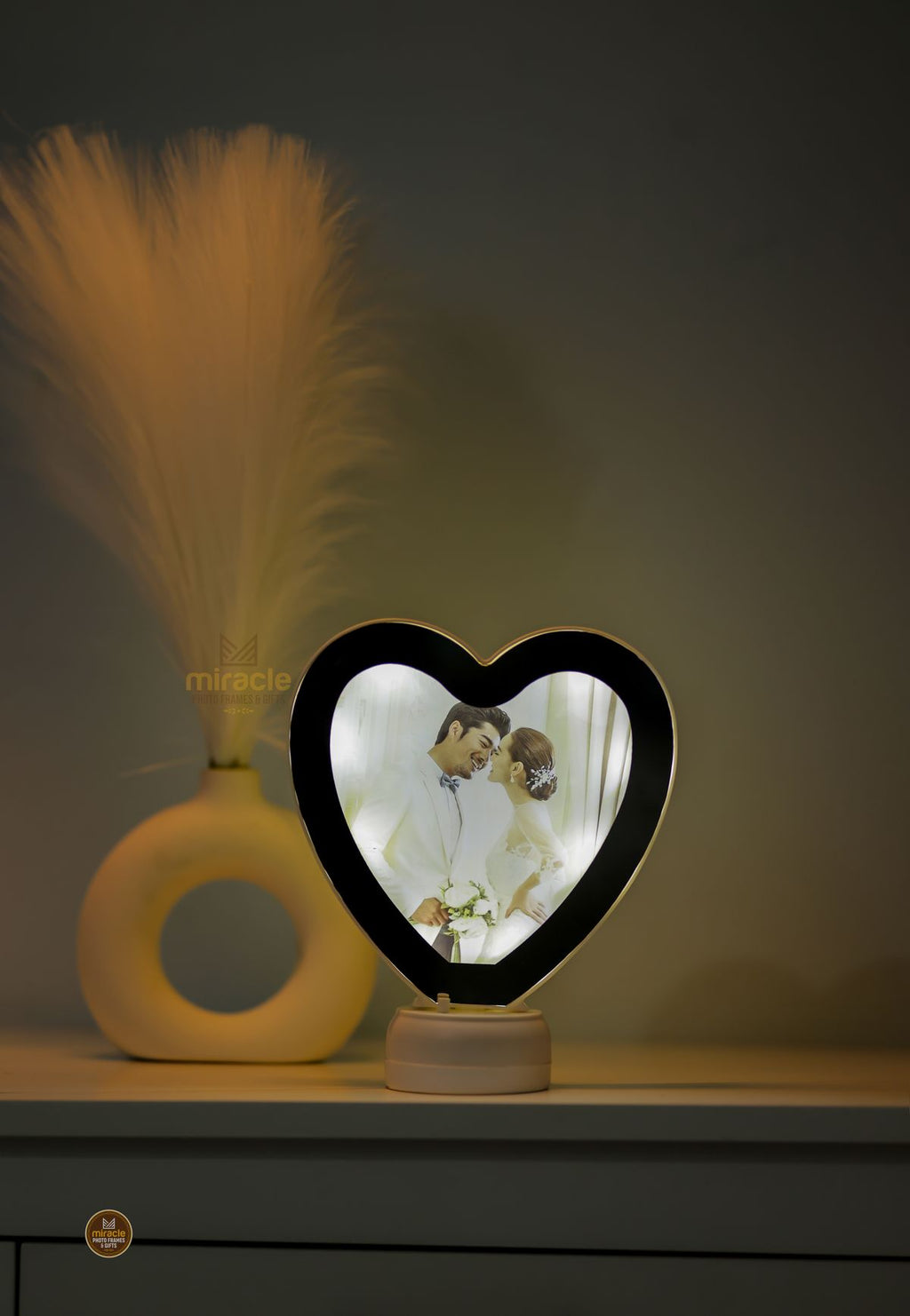 Magic Photo Frame Mirror | LED Hidden Photo Frame Mirror