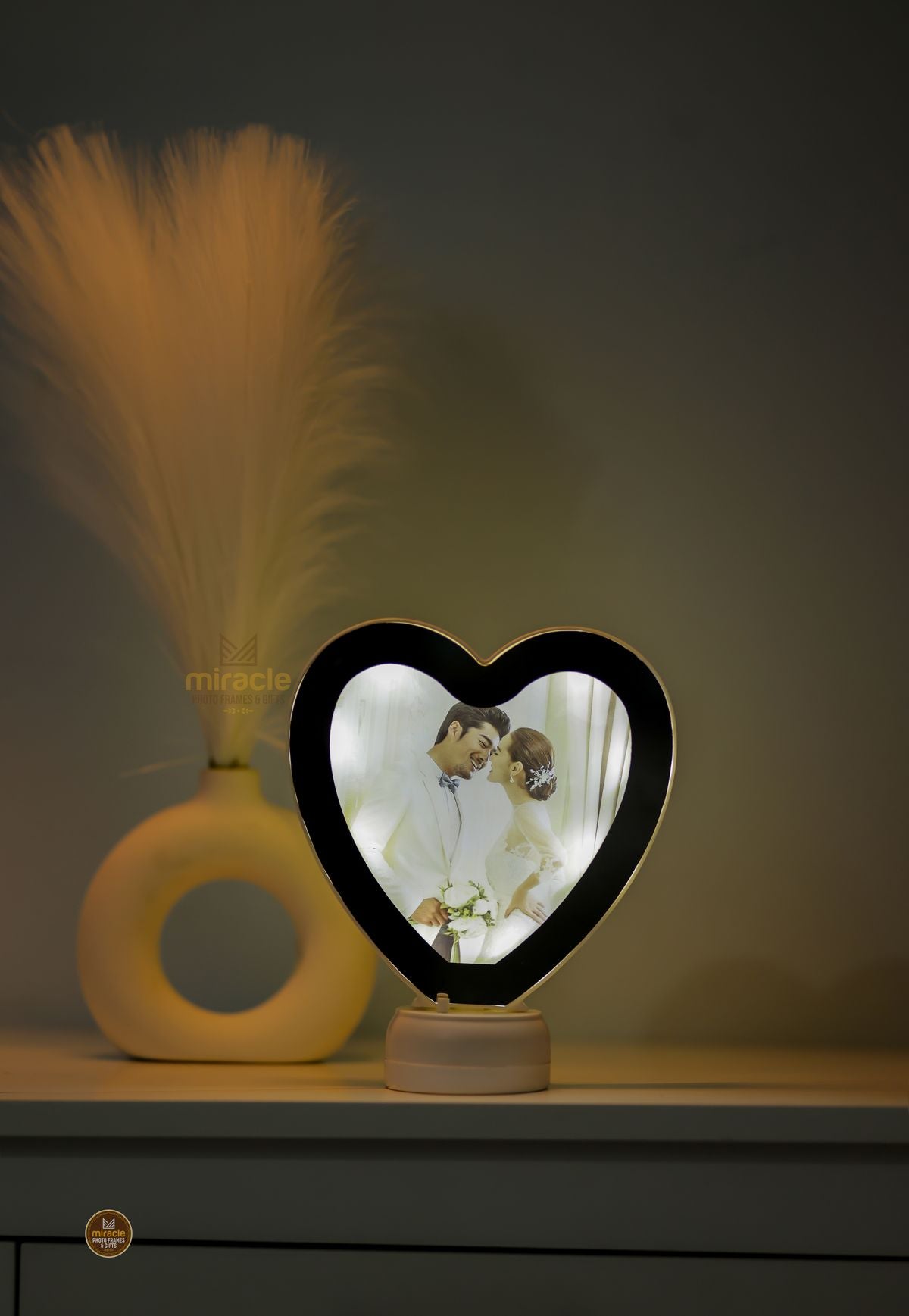 Magic Photo Frame Mirror | LED Hidden Photo Frame Mirror
